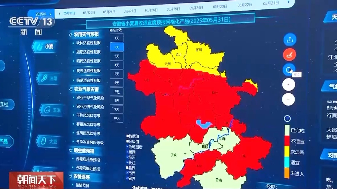 气象预报加上数字化监测小麦“颗粒归仓”有了“最强大脑”(图2)